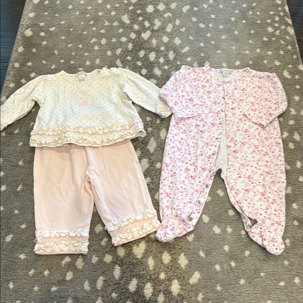 Kissy Kissy Outfit and Pajamas 9 months